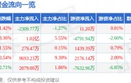 股票行情快报：新和成（002001）2月27日主力资金净卖出2309.77万元