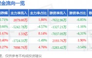 股票行情快报：新和成（002001）2月13日主力资金净买入2079.00万元