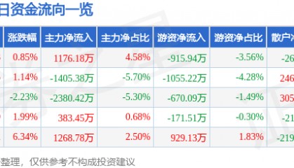 股票行情快报：尔康制药（300267）12月12日主力资金净买入1176.18万元
