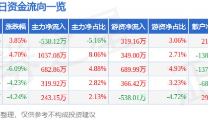股票行情快报：新赛股份（600540）3月25日主力资金净卖出538.12万元