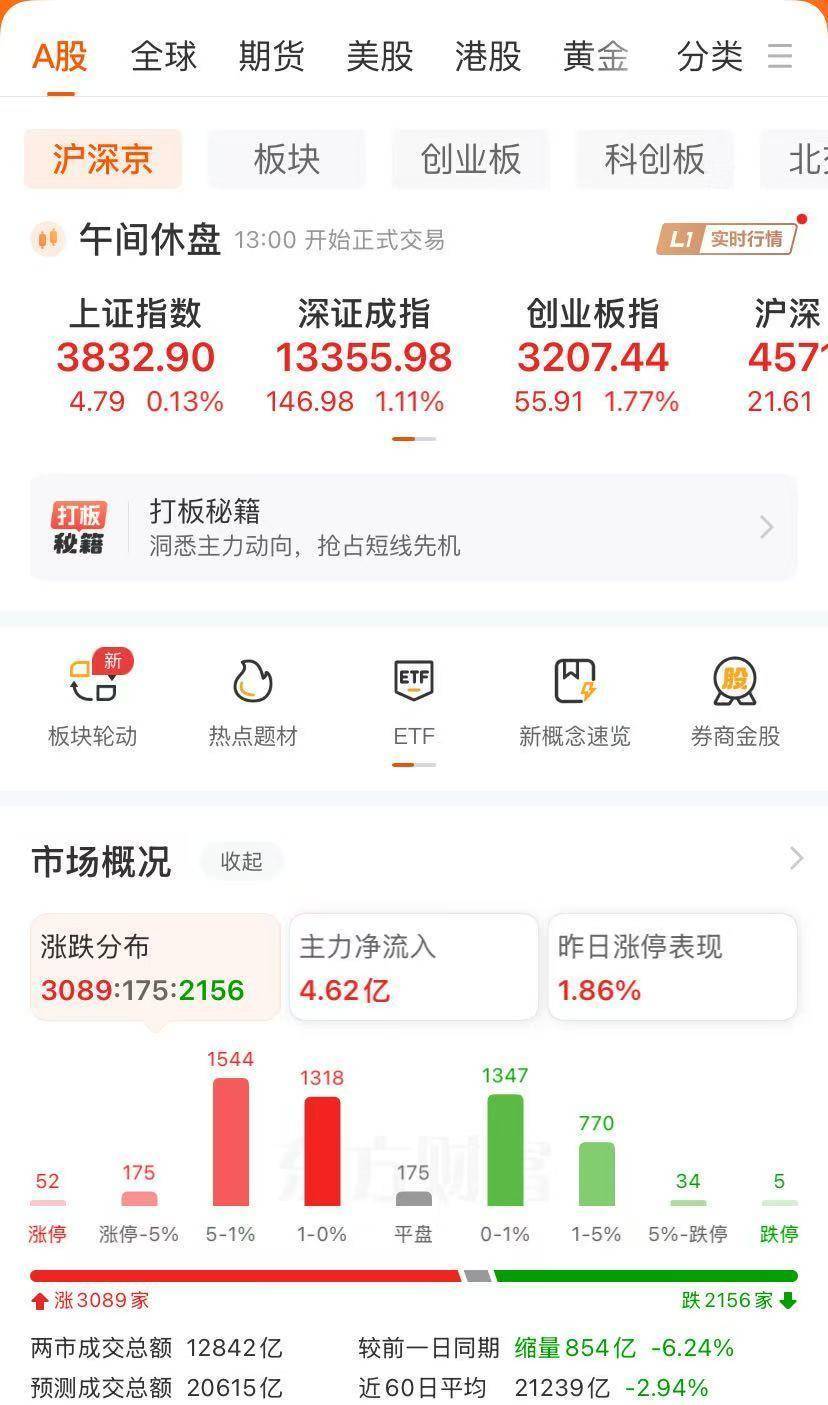 新能源概念股，集体大涨！宁德时代盘中涨超5%