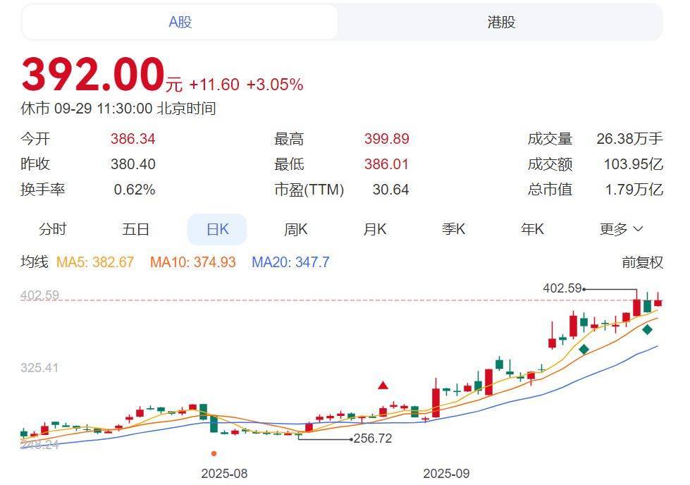 新能源概念股，集体大涨！宁德时代盘中涨超5%