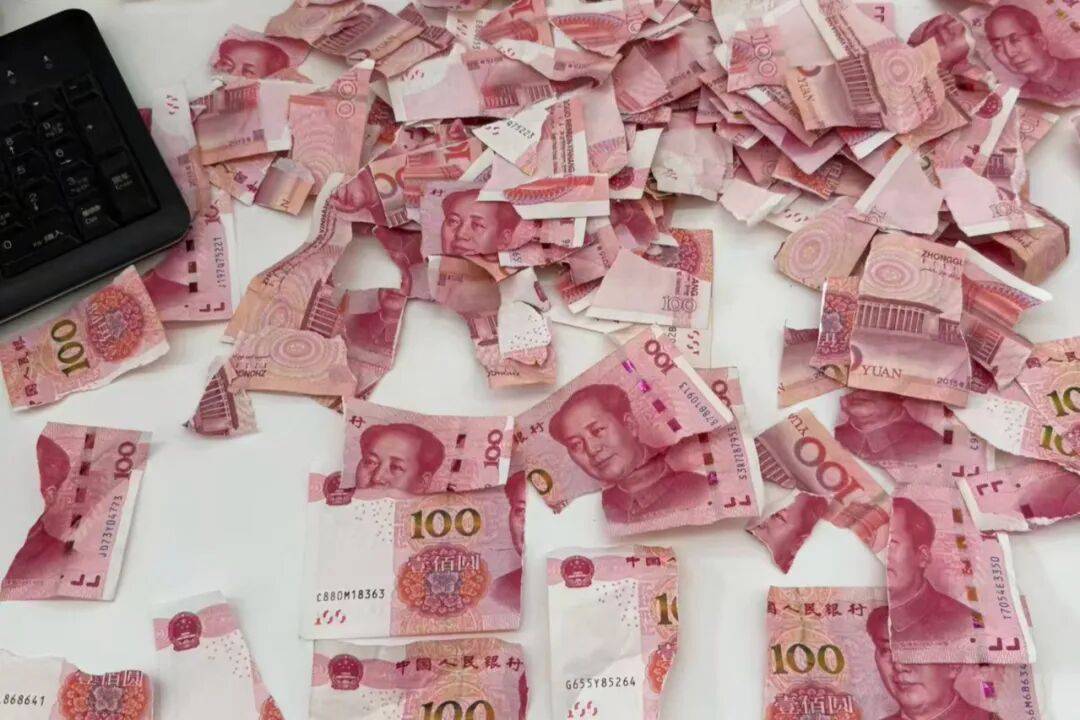 浙江3岁孩子把4100元现金撕成400多片！家长带碎钞崩溃求助，银行工作人员花5小时“拼图”，全额复原并兑换新钞